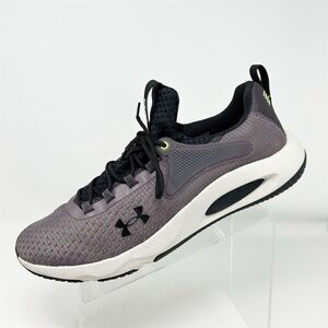 Under Armour HOVR Rise 4 Gray Light Purple Men's Training Sneaker Size 14